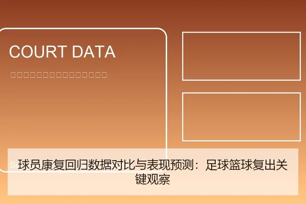 球员康复回归数据对比与表现预测：足球篮球复出关键观察